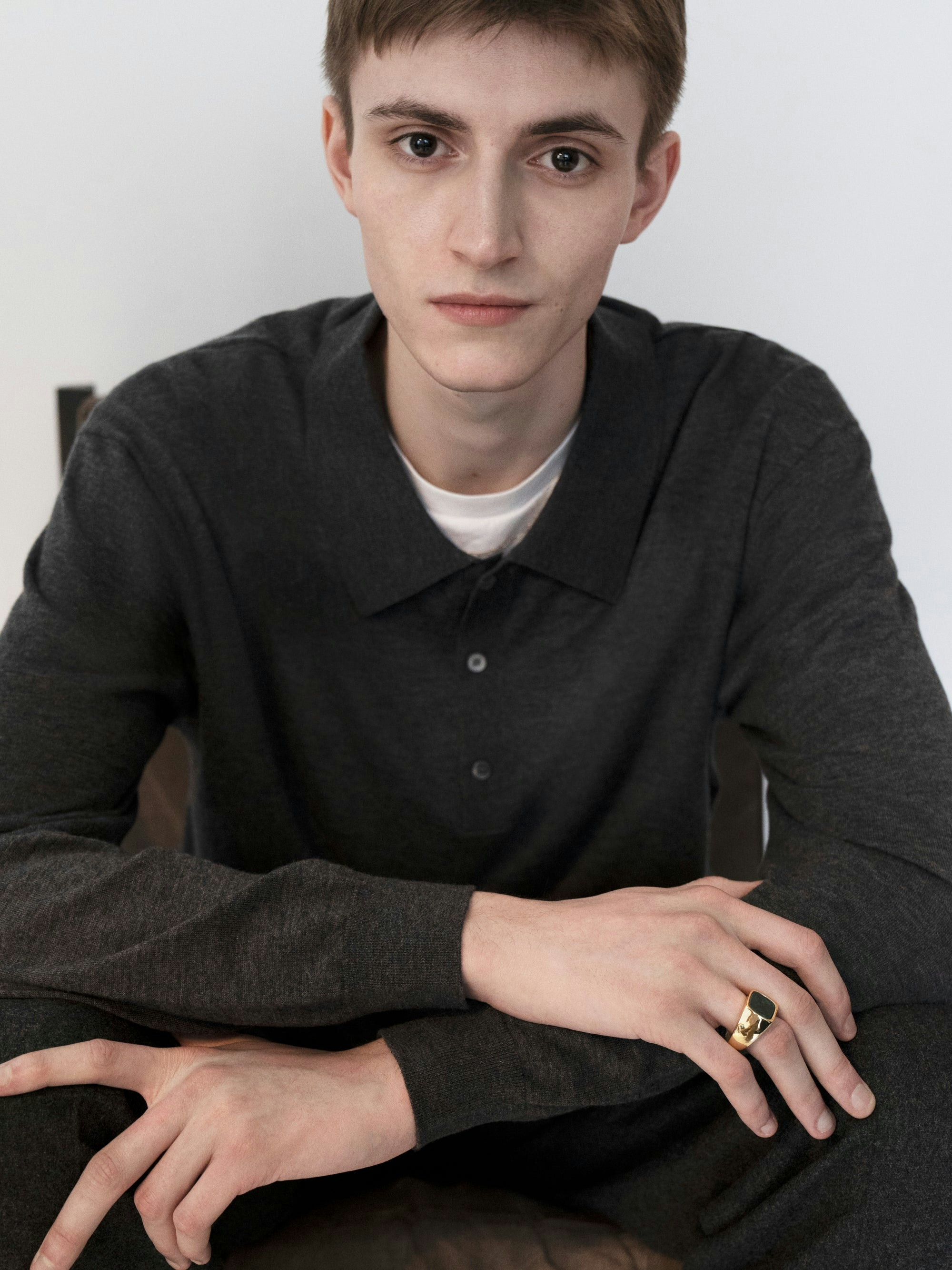 polo sweater lookbook image